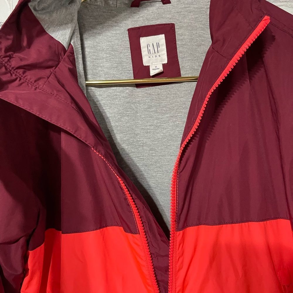 Gap Kids Colorblock Windbreaker XL Full Zip - Picture 7 of 12